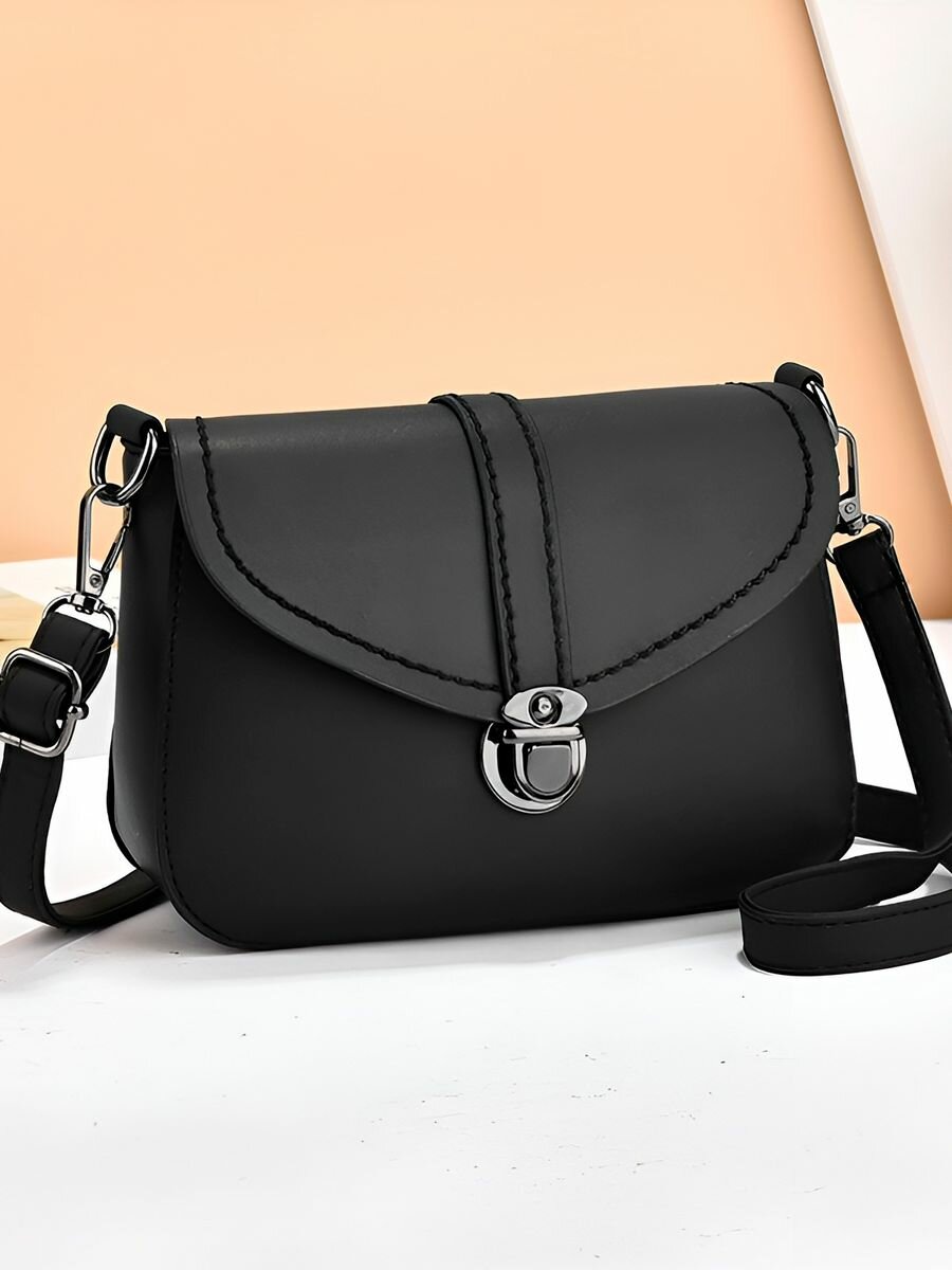 фото Сумка кросс-боди маленькая через плечо кожаная