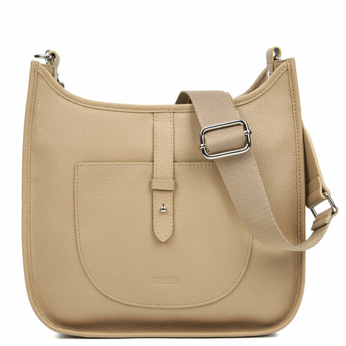 фото Сумка fabretti l18687s-13, фактура зернистая, бежевый