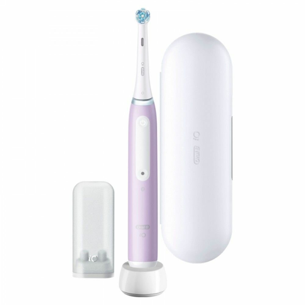 Электрическая зубная щетка Braun Oral-B Series iOG4.1B6.2DK Lavender, 4 режима, датчик давления, таймер, дорожный футляр, лиловый