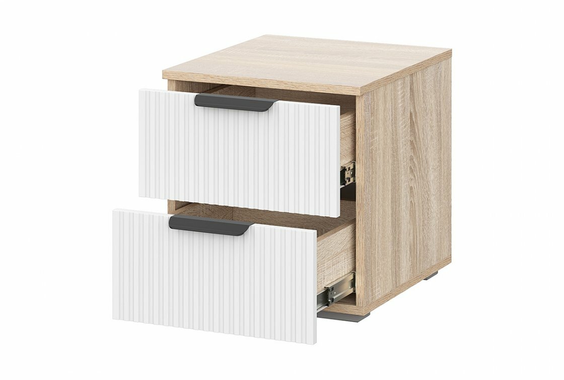 фото Тумба Норд Line Т01-400 - дуб сонома / софт пломбир line