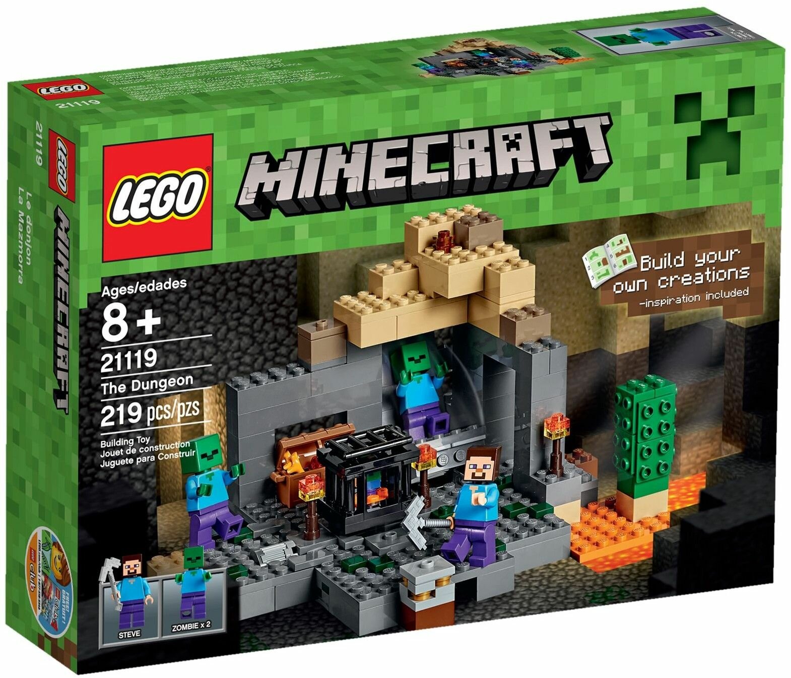 Конструктор LEGO Minecraft 21119 Подземелье