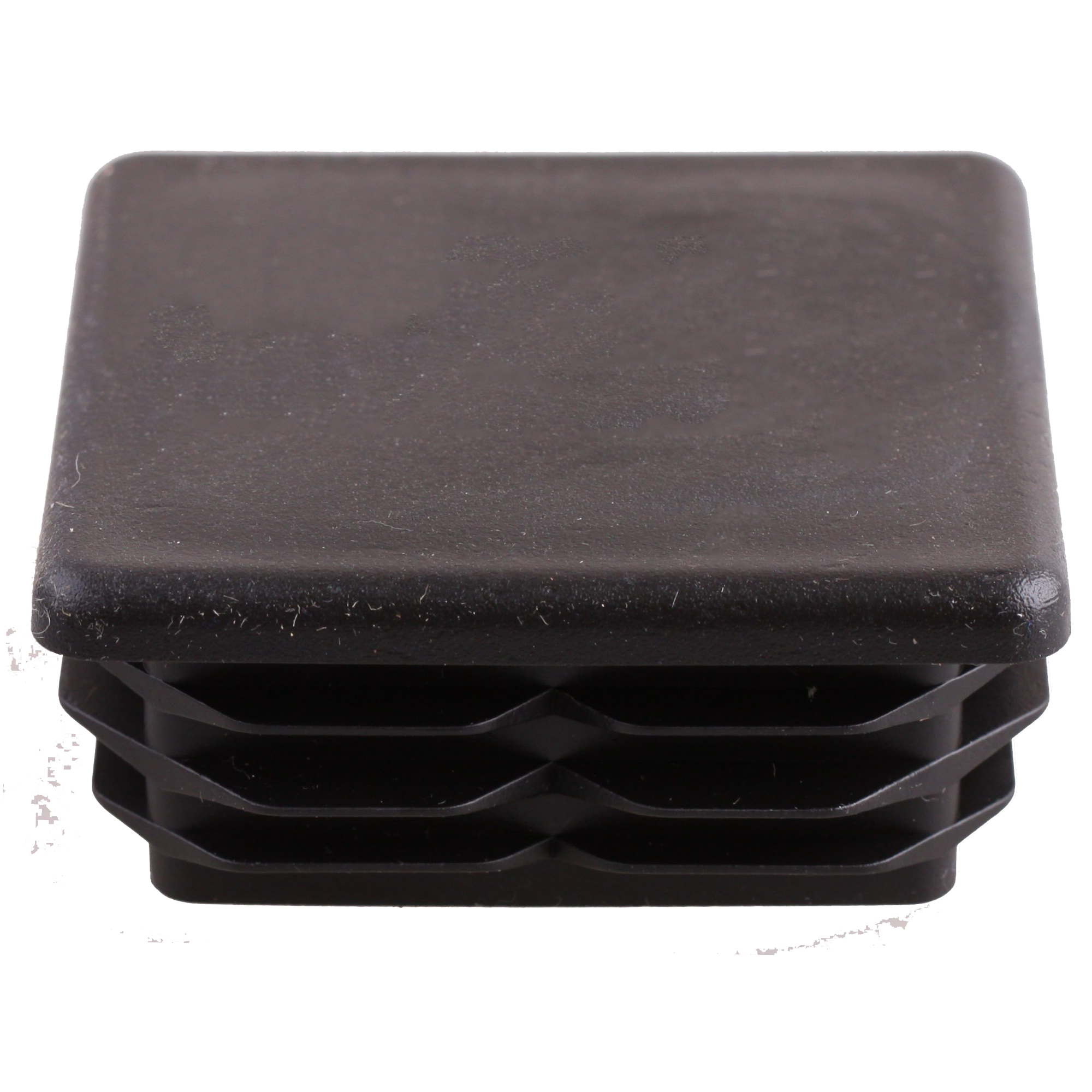 фото Заглушка для трубы 60x60 мм пластик, цвет черный