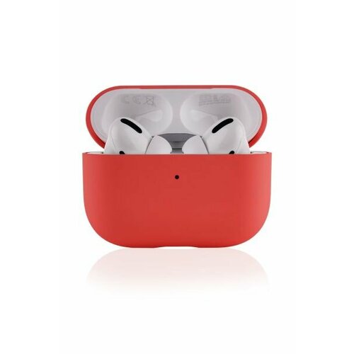 Силиконовый чехол VLP Silicone Case Soft Touch для Apple AirPods Pro Red for airpods pro 3d peanut butter bottle earphone case for apple airpods 1 2 3 bluetooth headset silicone cover cases with hook