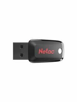 USB флеш-накопитель 64Gb Netac U197 mini черный/красный USB 2.0 (NT03U197N-064G-20BK)