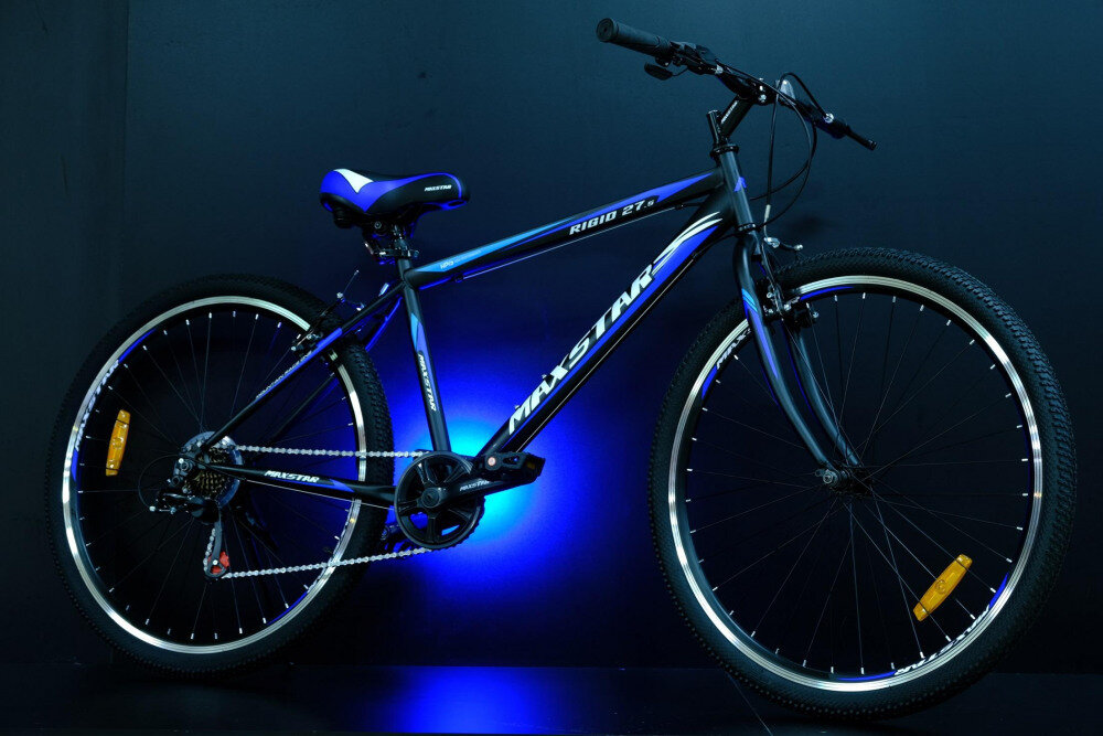 Велосипед MAXSTAR Rigid 27,5 Чёрный/Синий