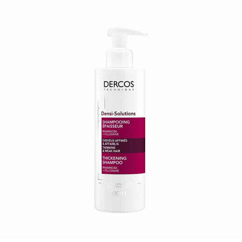 Vichy Dercos Densi Solutions Shampoo (Уплотняющий шампунь для истонченных и ослабленных волос), 250 мл vichy бальзам dercos densi solutions для истонченных волос 200 мл