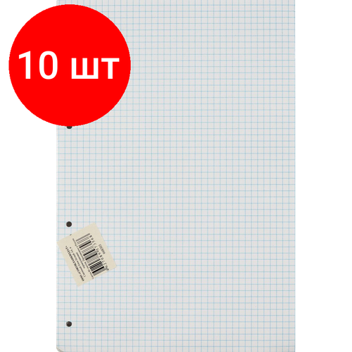 Комплект 10 штук, Сменный блок 80л, клетка, А4