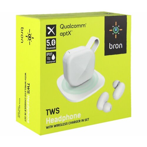 Беспроводные наушники Bron BRN-TWS2-WT белые 307900₽