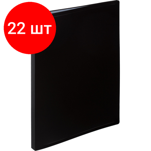 Комплект 22 штук, Папка файловая 20 ATTACHE 055-20Е черный attache папка файловая 20 attache 055 20е черный