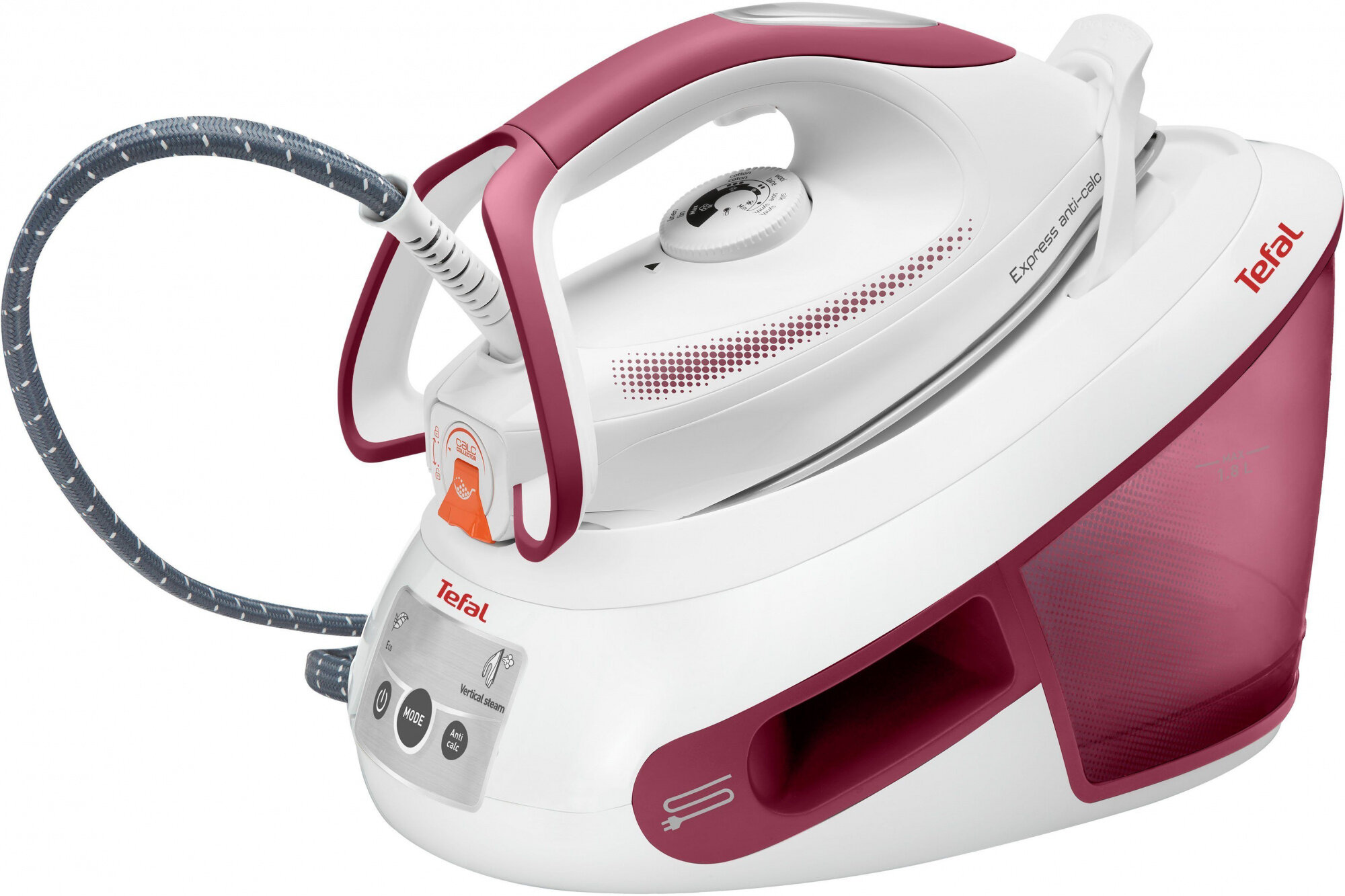 Паровая станция TEFAL SV8012E0, белый / фиолетовый - фото №19