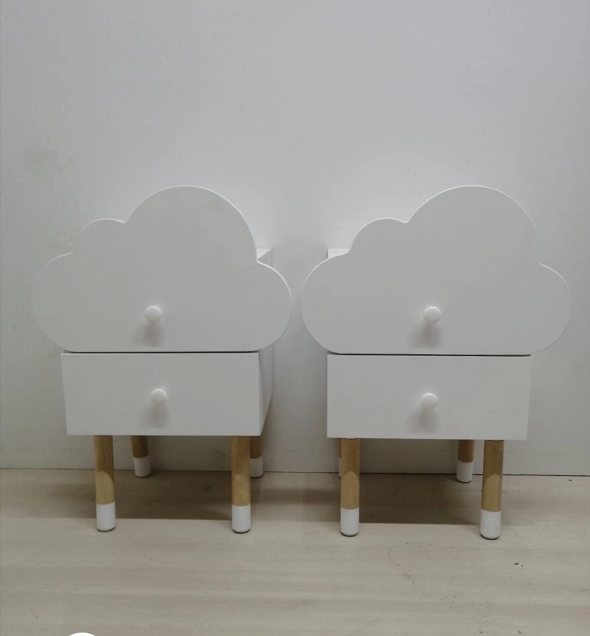 фото Детская прикроватная тумба Облачко