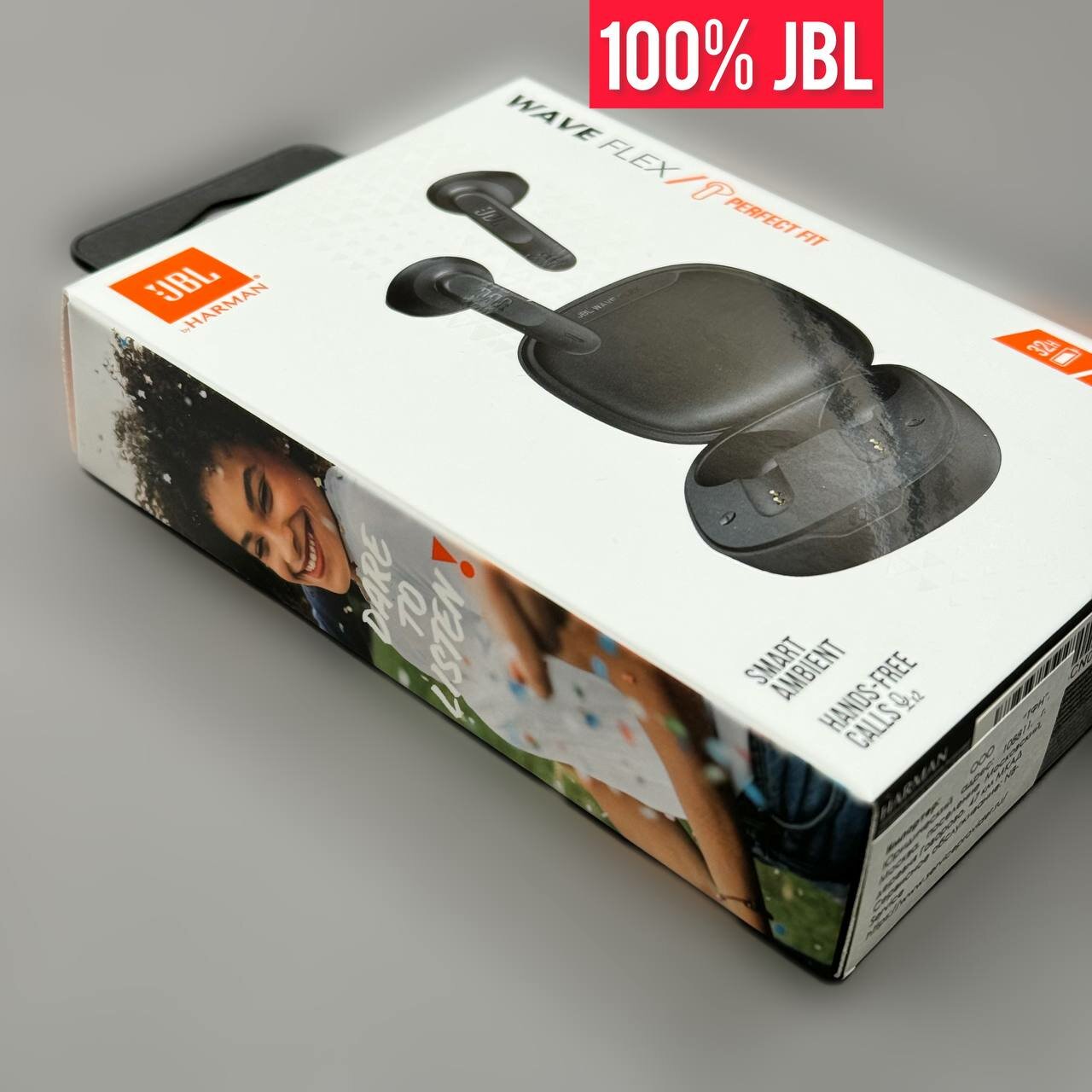 Наушники JBL Wave Flex, Blue - фото №20