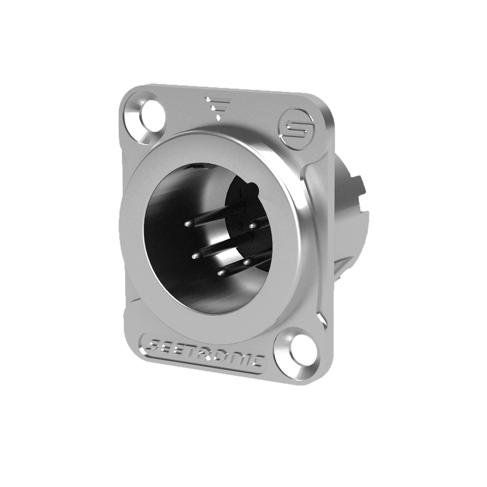Seetronic MJ5F2C панельный разъём XLR тип D, (M), 5-контактный