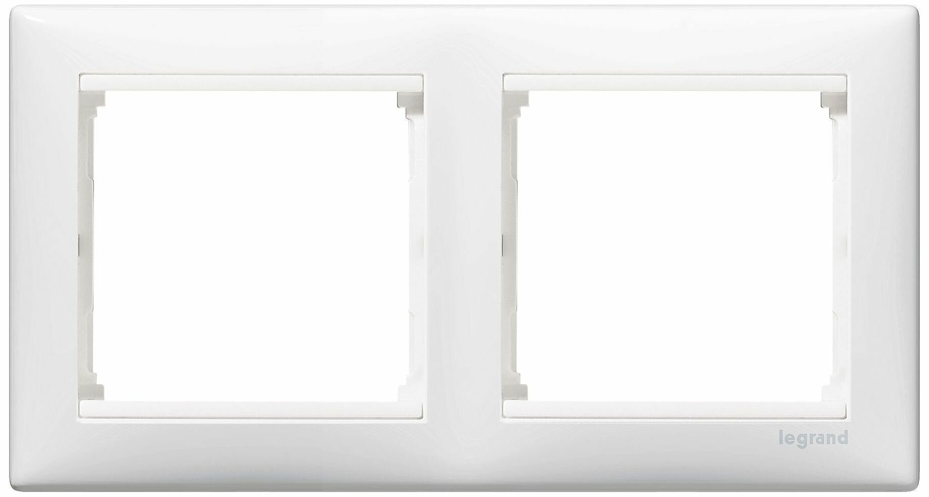 Рамка Legrand Valena 774452 белая ABS пластик 2 гнезда подсветка