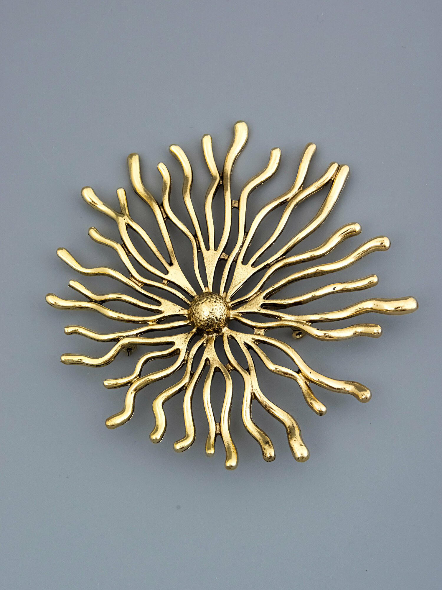 Брошь ЖемАрт, золотистый — фото 1