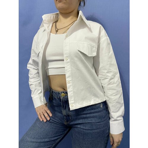 фото Рубашка , размер 42-48, белый нет бренда