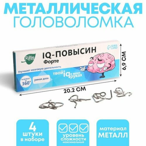 Набор головоломок IQ-повысин 4 шт 750₽
