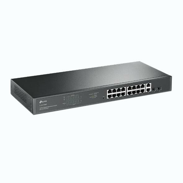 TP-Link TL-SG1218MP 18-портовый гигабитный коммутатор с 16 портами PoE+