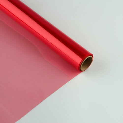 Плёнка глянцевая прозрачная Розовая 06 x 10 м 472₽