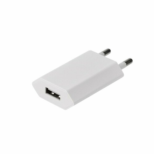Сетевое зарядное устройство для iPhone/iPad REXANT USB, 5V, 1 A, белое, цена за 1 шт белый