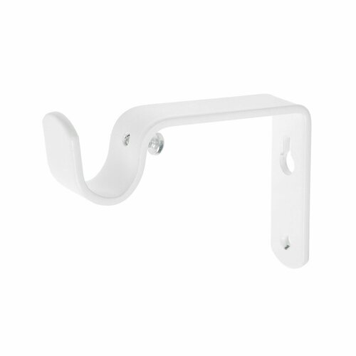 Кронштейн для карниза Минимализм одинарный белый 337₽