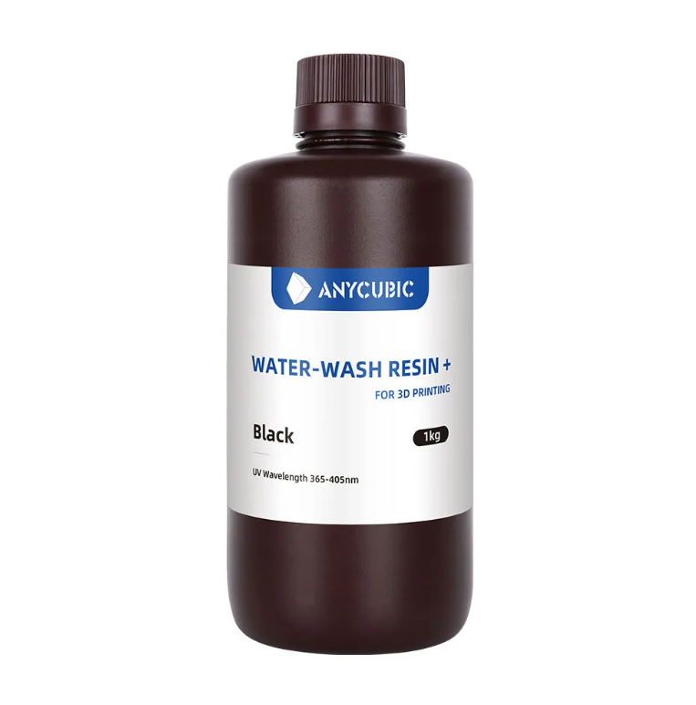 Фотополимерная смола Anycubic Washable Resin+ черная (1 кг)