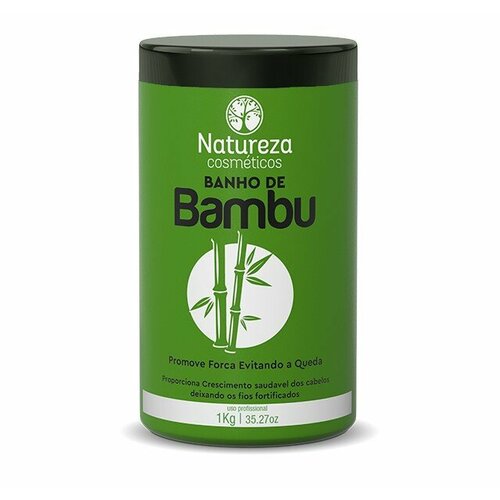 Ботокс-глянец для волос NATUREZA Banho de Bambu 1000 ml холодный ботокс sos восстановление волос natureza banho de vitamina профессиональный в домашних условиях 3 шт по 12 гр