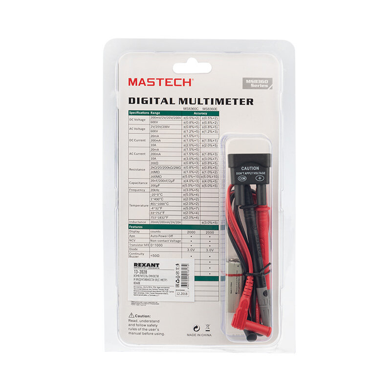 Тестер Mastech - фото №19