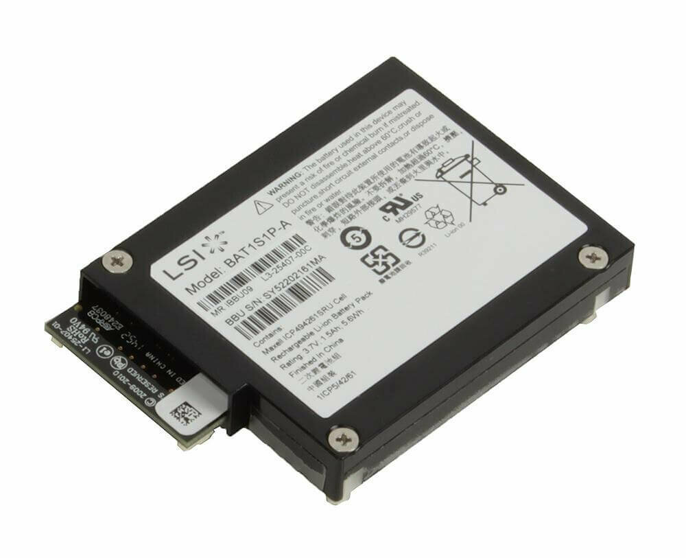 Батарея LSI iBBU09 For MegaRAID 1500 мА*h Li-Ion LSIIBBU09 LSI00279 L5-25407-00 аналог Intel AXXRSBBU9