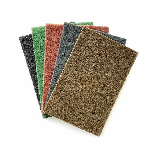 Нетканый абразивный материалскотч брайт RoxelPro 152х229мм FINE зелёный 250₽