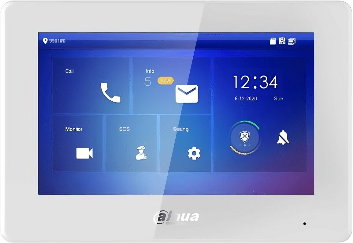 Видеодомофон Dahua DHI-VTH5421HW-W белый