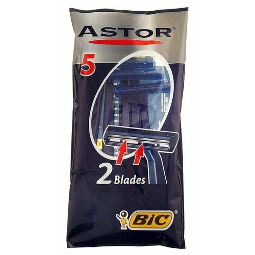 Станок для бритья Bic Astor, одноразовый 5 шт