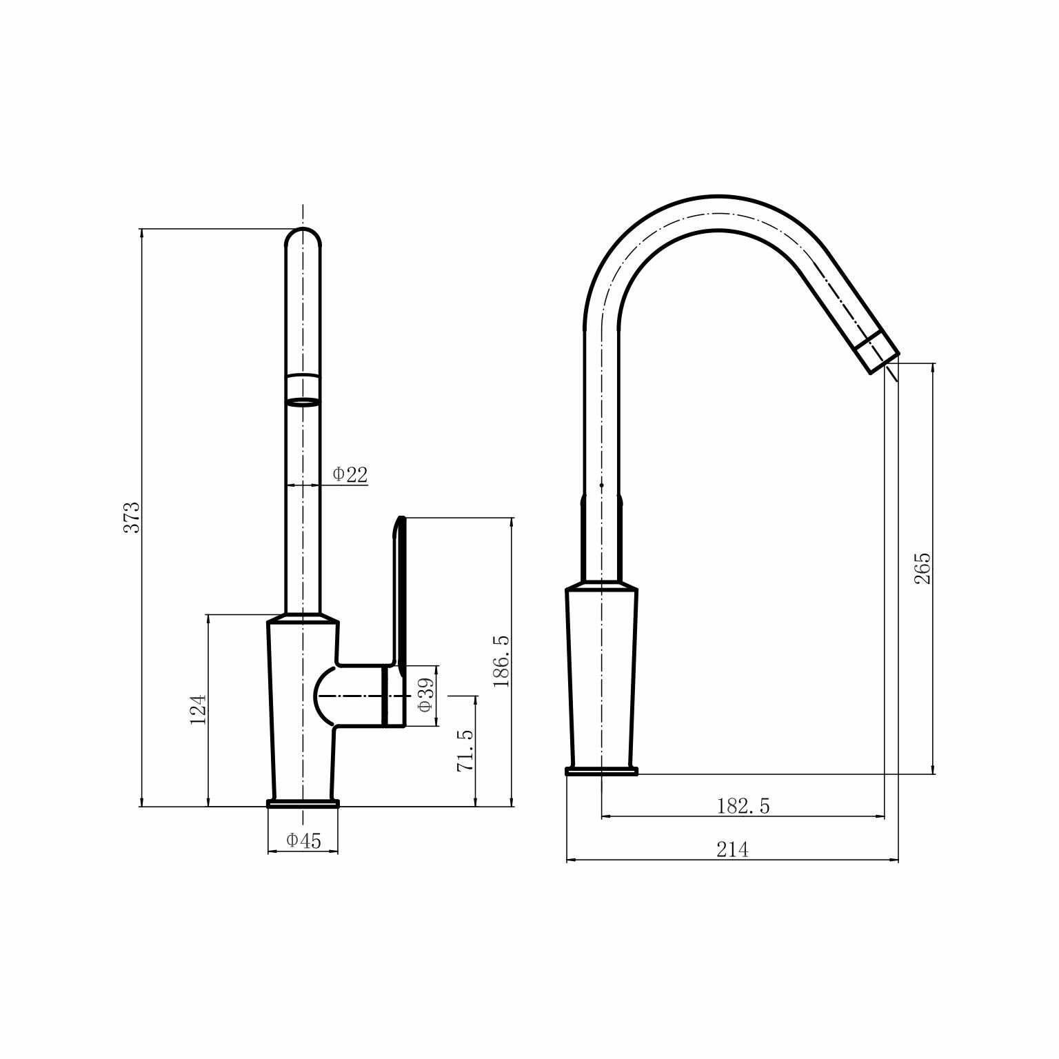 Смеситель для кухни FASHUN A54025-17 — фото 1