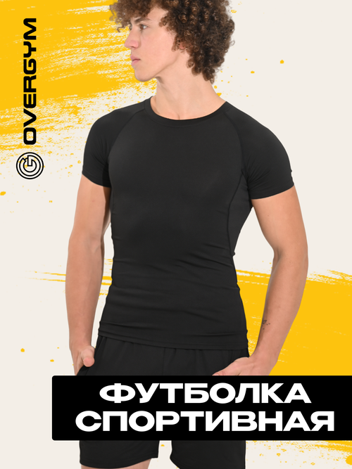 Футболка OVERGYM, размер S, черный