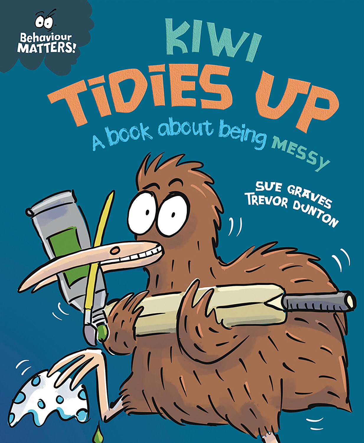 Kiwi Tidies Up - A book about being messy - фото №1