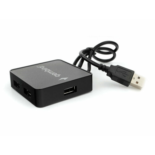 хаб usb cbr ch 135 usb 4 ports USB-концентратор Gembird UHB-242, разъемов: 4, 50 см, черный