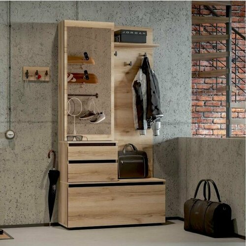 Прихожая Лофт крафт 1 метр