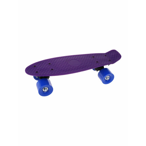 фото Скейтборд детский с большими колесами фиолетовый наша игрушка