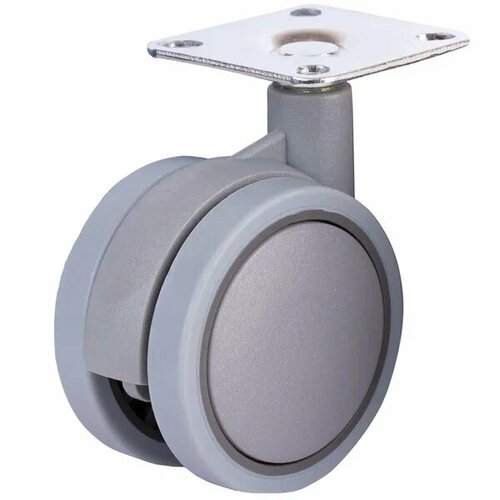 MC.060.31B. GR Колесо d=60 Н.80 без тормоза (с площадкой), цвет серый 4 штуки в комплекте