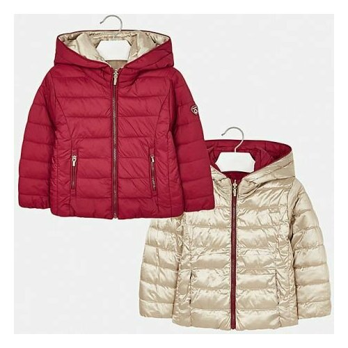 фото Куртка mayoral, размер 104, бордовый, золотой