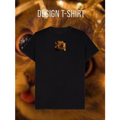 фото Футболка, размер 54, черный design t-shirt