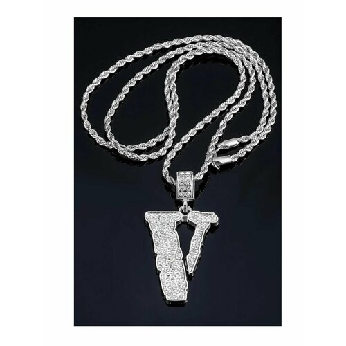 Колье, серебряный оригинальная подвеска в виде шрифта фианита ожерелье с именем алмаза ювелирные изделия в стиле хип хоп персонализированные подарки
