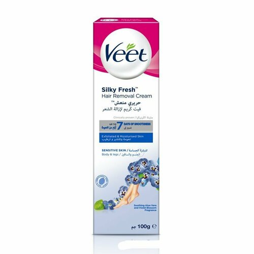 Крем для депиляции Veet для чувствительной кожи, 100 мл - 3 штуки veet expert крем для депиляции для всех типов кожи 100 мл