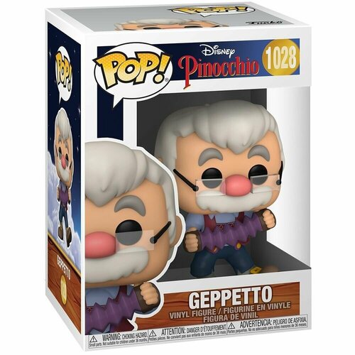 Фигурка Funko POP! Pinocchio. Джеппетто (Geppetto with Accordion) фигурка funko pop movies netflix pinocchio geppetto 1297 67386