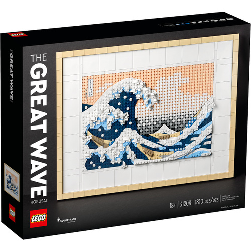 Конструктор LEGO ART 31208 Большая волна в Канагаве набор для вышивания риолис 0100 рт большая волна в канагаве по мотивам гравюры к хокусая
