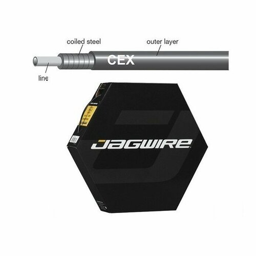 фото Jagwire троса рубашка 5мм cex 50м чёрная