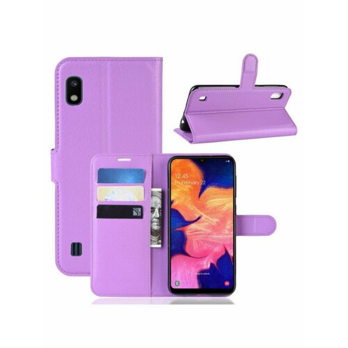 brodef wallet чехол книжка кошелек для samsung galaxy s21 ultra фиолетовый Brodef Wallet Чехол книжка кошелек для Samsung Galaxy A10 фиолетовый