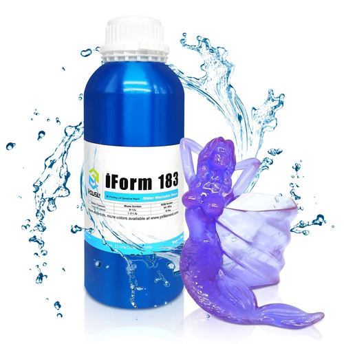 Фотополимерная смола для 3D-печати 1000 г, цвет фиолетовый с синим