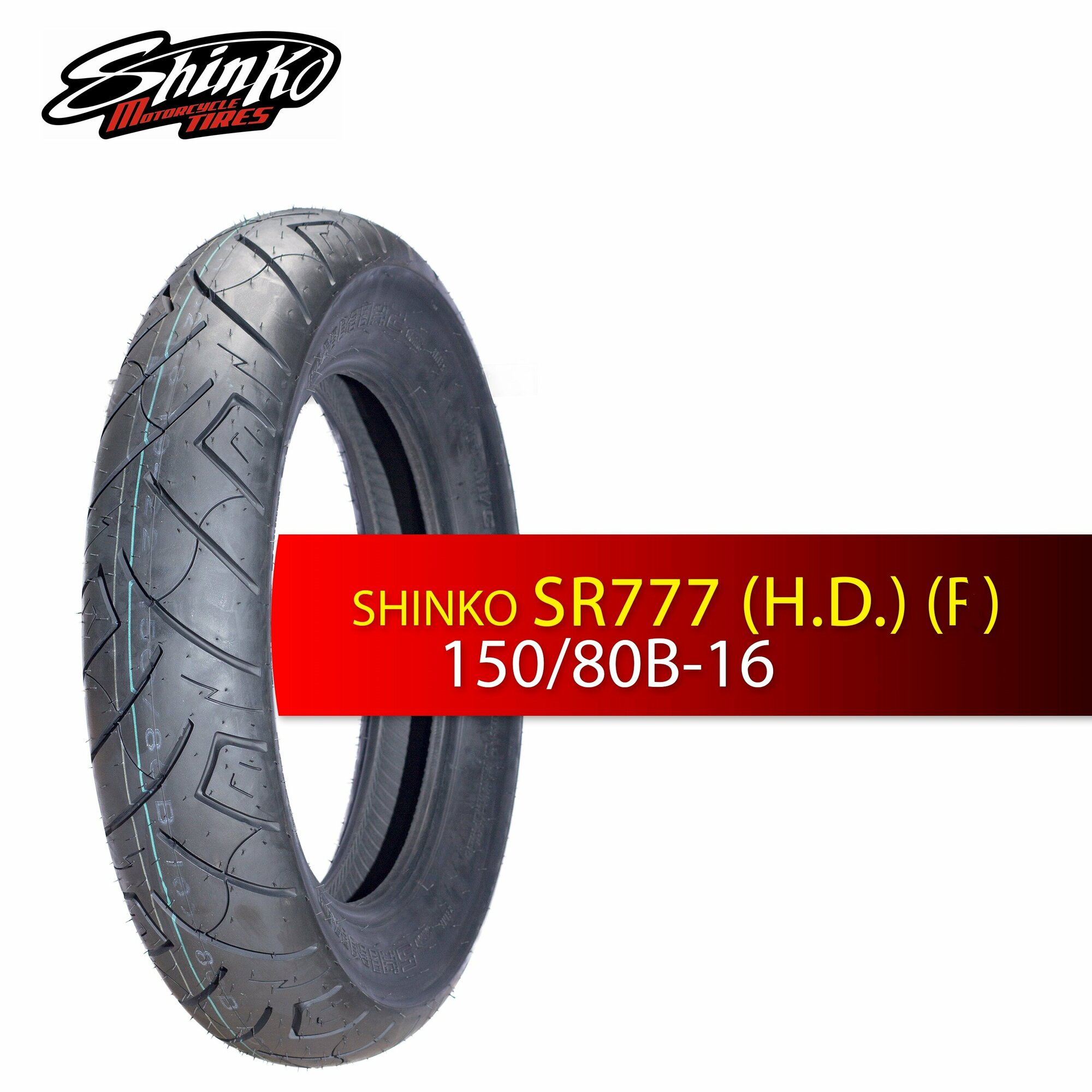 Мотошина / шина для мотоцикла Shinko SR777 Heavy Duty 150/80-16 71H TL Front