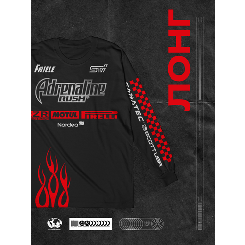 фото Лонгслив, размер 2xs, черный stolen moon